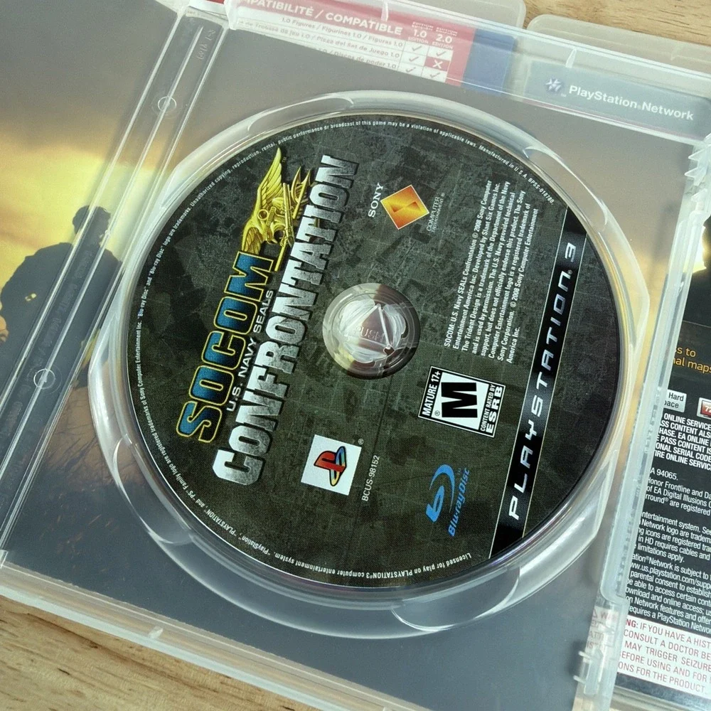 PS2 & PS3 Video Game Lot of 6 - Hitman 2, Red Faction, Medal Of Honor, Socom